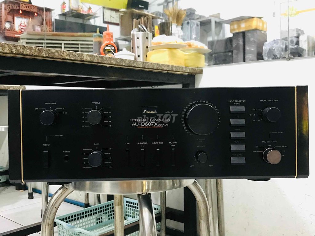 Amply Sansui AU-D607Xdecade CS-230w chạy 8 sò than - 111552247