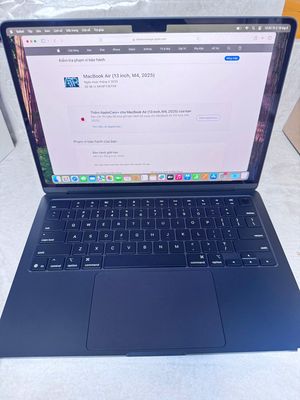 MACBOOK AIR M4 13 INCH 16/256 MIDNIGHT. Mua bán Laptop tại Quận Nam Từ Liêm Hà Nội được đăng bởi MacSOS 282 Mỹ Đình 