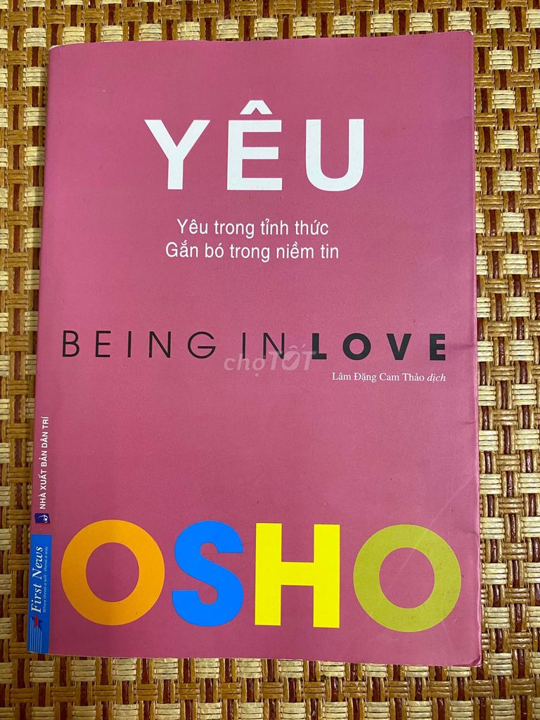 Sách Yêu Osho Tâm lý học. Mua bán Sách tại Quận 1 Tp Hồ Chí Minh được đăng bởi Thảo Lê hình 1