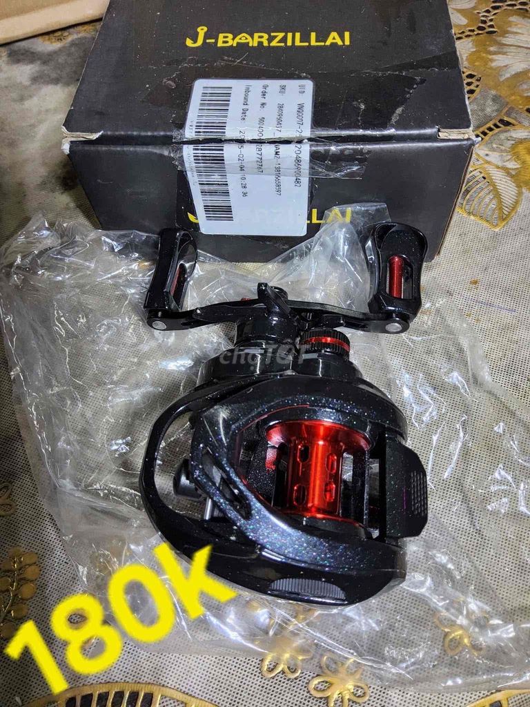 Máy câu cá J-BARZILLAI Đen đỏ. Mua bán Đồ thể thao, Dã ngoại tại Thành phố Long Xuyên An Giang được đăng bởi nguyen  hình 1