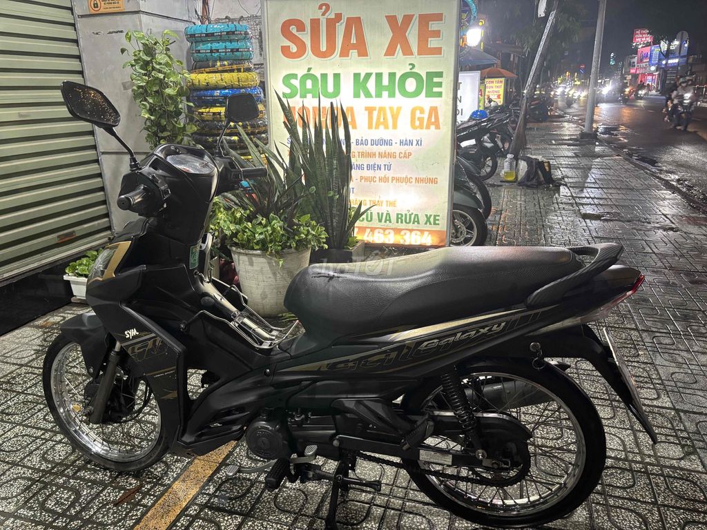 Мопед SYM Galaxy 50, черно-желтый, пробег 47000 км