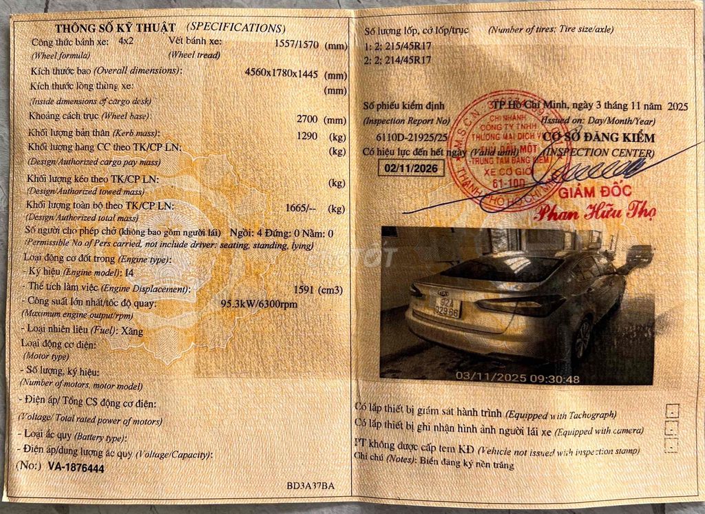 Kia K3 2014 1.6 AT - 79800 km. Mua bán Ô tô tại Thị xã Bến Cát Bình Dương được đăng bởi Nguyễn Trọng Hùng hình 9