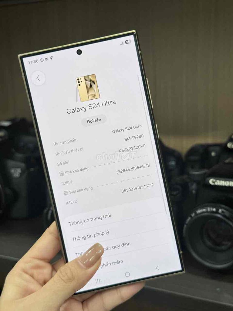 Samsung S24 Ultra 256GB Vàng đồng đẹp 98%. Mua bán Điện thoại tại Quận 5 Tp Hồ Chí Minh được đăng bởi Phan Thế Phong  hình 1
