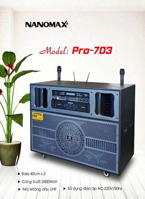 Loa kéo Nanomax Pro-703. Mua bán Tivi, Âm thanh tại Thành phố Đồng Xoài Bình Phước được đăng bởi Tuan
