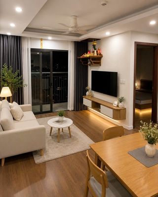 Quỹ thuê chung cư T7/2026 giá tốt Hoàng Mai, ban công thoáng 9.5tr/th
