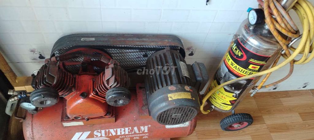Máy nén khí SUNBEAM 90 lít 1.5HP. Mua bán Đồ chuyên dụng, Giống nuôi trồng tại Huyện Vĩnh Lợi Bạc Liêu được đăng bởi H H T hình 1