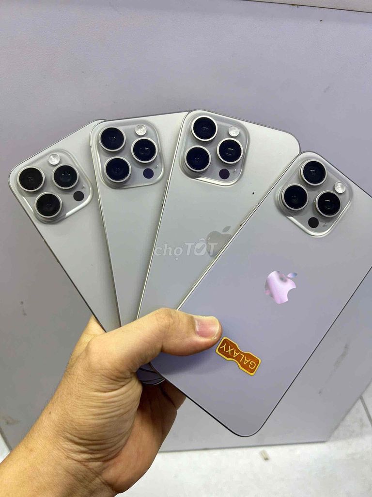 15 Pro Max 1TB Bạc, Zin Đẹp, Bao Test, Full pk,GOP. Mua bán Điện thoại tại Quận Bình Tân Tp Hồ Chí Minh được đăng bởi THUẬN PHÁT MOBILE hình 1