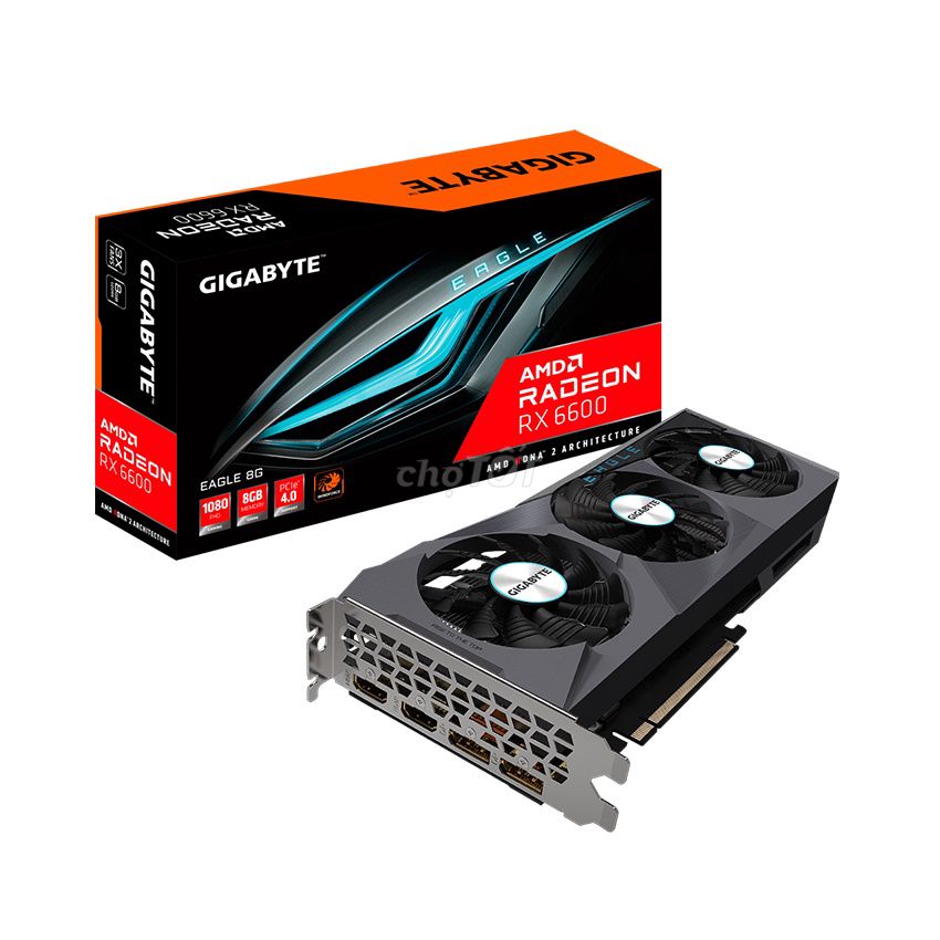 Card đồ họa GIGABYTE EAGLE RX 6600 8GB. Mua bán Linh kiện (RAM, Card...) tại Thành phố Tân An Long An được đăng bởi Nhan Nguyen hình 1