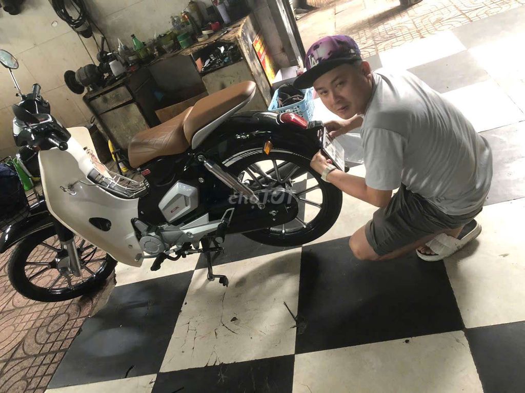 Honda Super Cub C125 2023 Đen trắng. Mua bán Xe máy tại Thành phố Bà Rịa Bà Rịa - Vũng Tàu được đăng bởi David Thai hình 2
