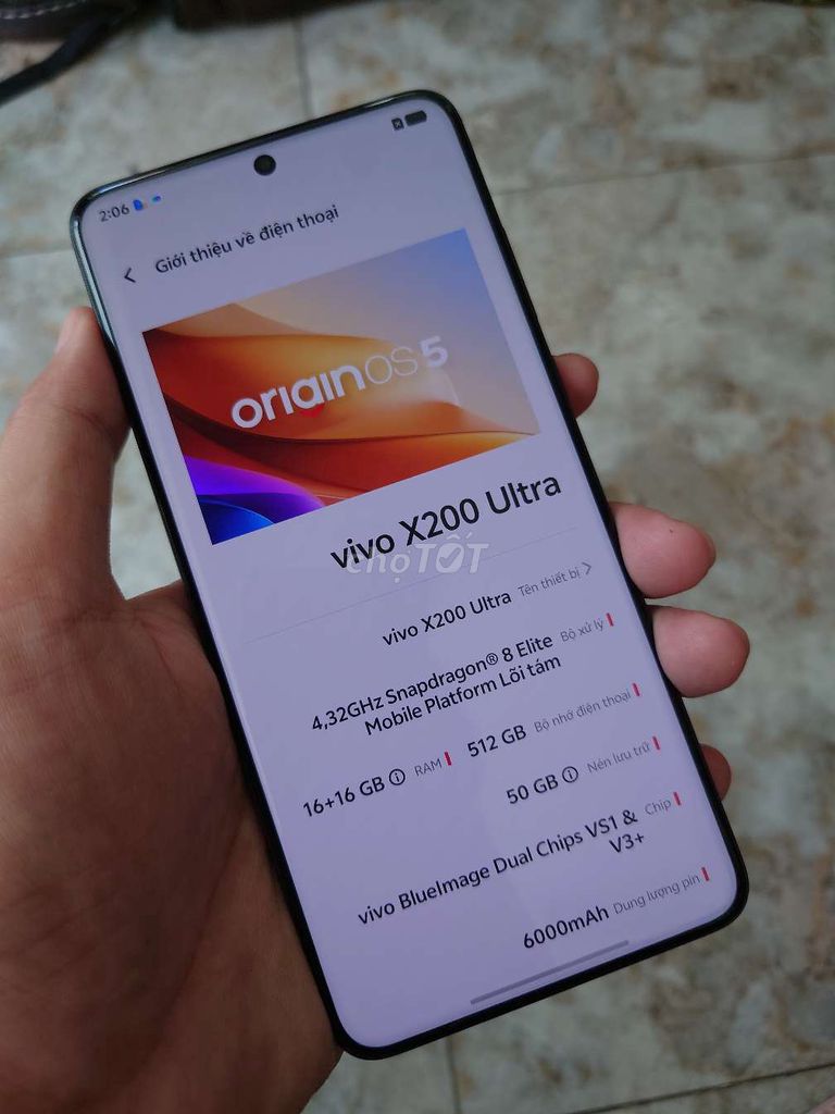 Vivo X200 Ultra 16/512. Mua bán Điện thoại tại Quận 10 Tp Hồ Chí Minh được đăng bởi NaMobile hình 1