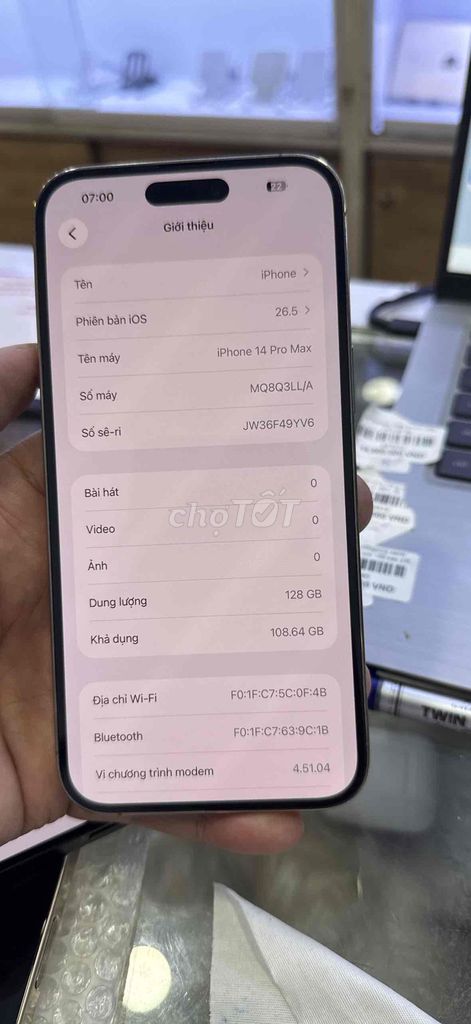Apple iPhone 14 Pro Max 128GB Đen 79%. Mua bán Điện thoại tại Quận 6 Tp Hồ Chí Minh được đăng bởi QUỐC THIÊN BÁN GÓP 0 ĐỒNG  hình 1
