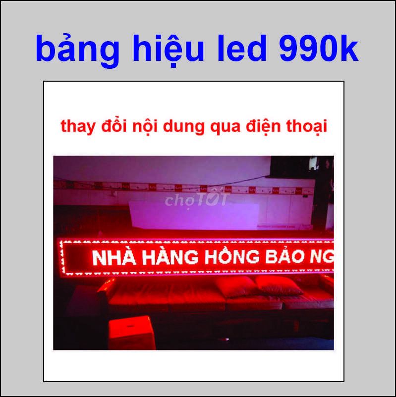 đèn led chạy chữ bảng hiệu 8