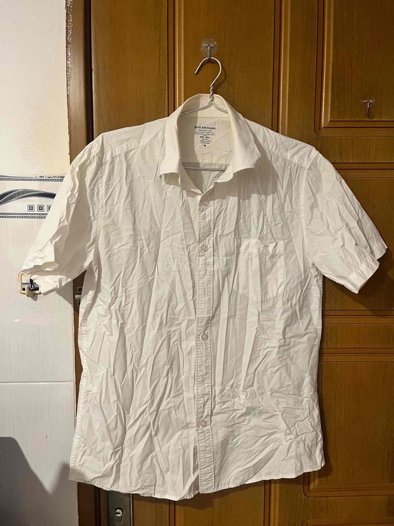 Áo sơ mi nam BLUE EXCHANGE Cotton Trắng M. Mua bán Quần áo tại Quận Tân Bình Tp Hồ Chí Minh được đăng bởi Dang hình 1
