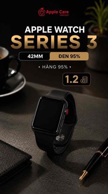 Apple Watch Series 3 Đen 42mm 95%