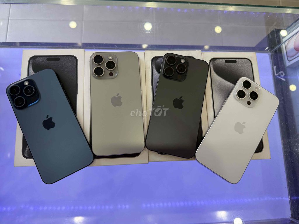 IPHONE 15 PRO ĐỦ MÀU - GÓP 0% - BAO NỢ XẤU. Mua bán Điện thoại tại Quận Gò Vấp Tp Hồ Chí Minh được đăng bởi TB Mobile hình 1
