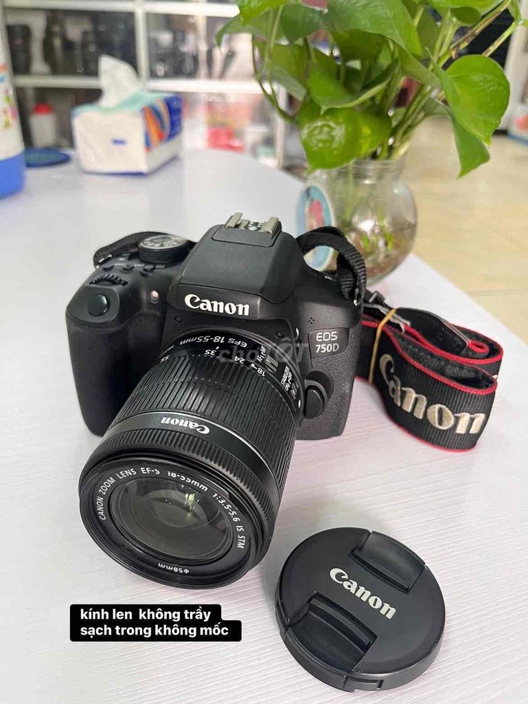 Canon 750D + kit ( hàng LBM )