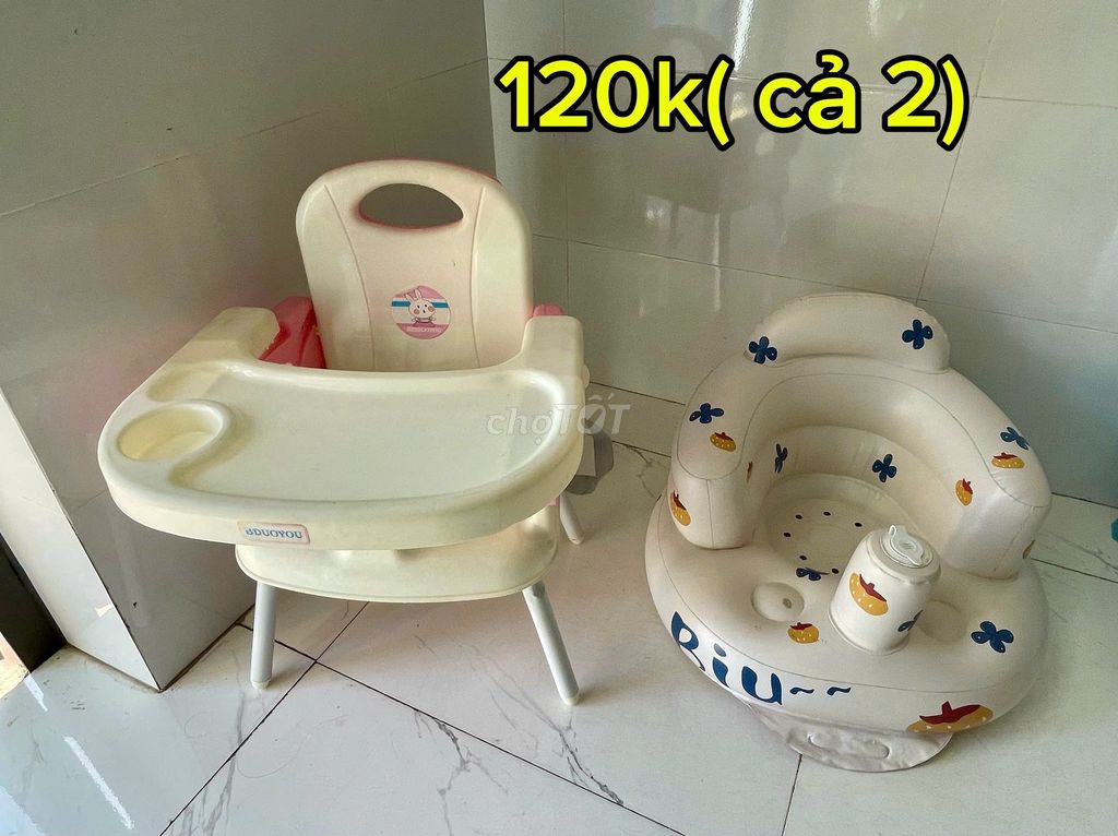 Ghế ăn dặm Nhựa Kem cho bé. Mua bán Mẹ và bé tại Quận Liên Chiểu Đà Nẵng được đăng bởi Anh hình 1