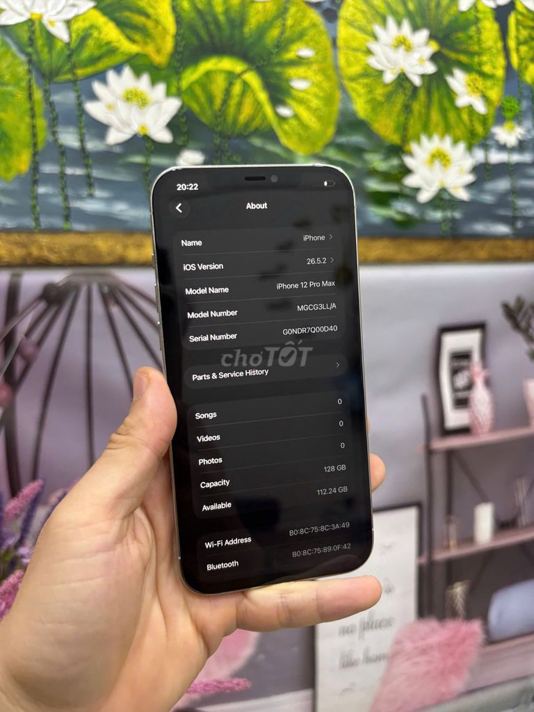 Apple iPhone 12 Pro Max 128GB Bạc Đã sử dụng. Mua bán Điện thoại tại Quận Bắc Từ Liêm Hà Nội được đăng bởi Cửa hàng Bính Táo hình 1