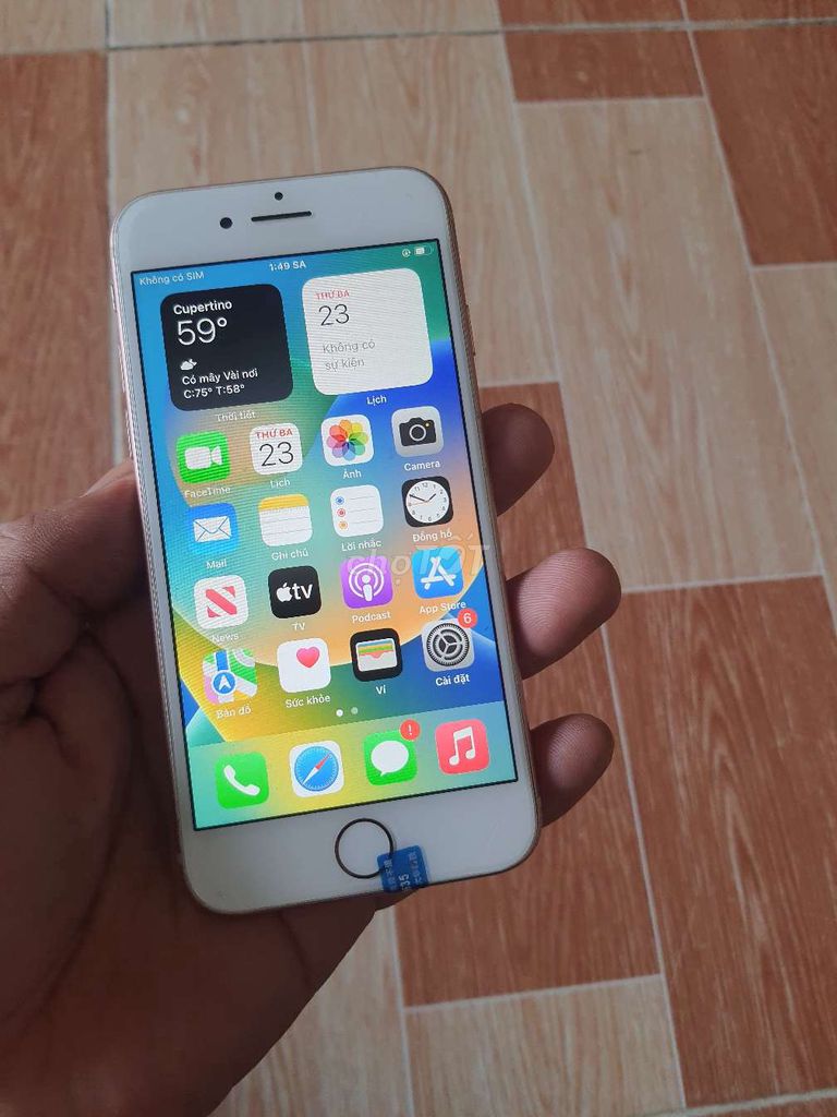 Apple iPhone 8 Trắng. Mua bán Điện thoại tại Thành phố Thuận An Bình Dương được đăng bởi gia minh hình 1