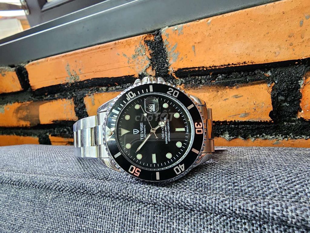 Cơ automatic .Tiểu  RL Submariner_tevise T108a. Mua bán Đồng hồ tại Huyện Đơn Dương Lâm Đồng được đăng bởi homage watch  hình 5