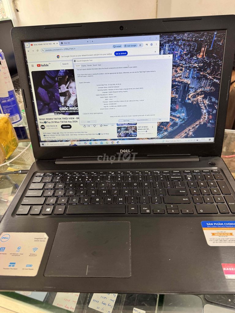 Dell Inspiron 5570 i7 8550U 8GB SSD 128GB+HDD 1TB. Mua bán Laptop tại Quận Đống Đa Hà Nội được đăng bởi Lê Khuyến hình 1