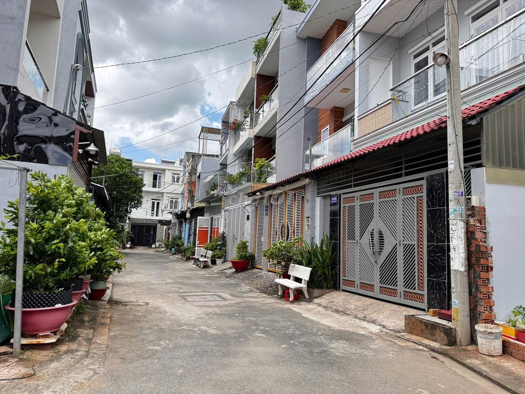 ĐẤT HẺM 41 GÒ CÁT – PHÚ HỮU, 57m² , NGANG 4.2M NỞ HẬU
