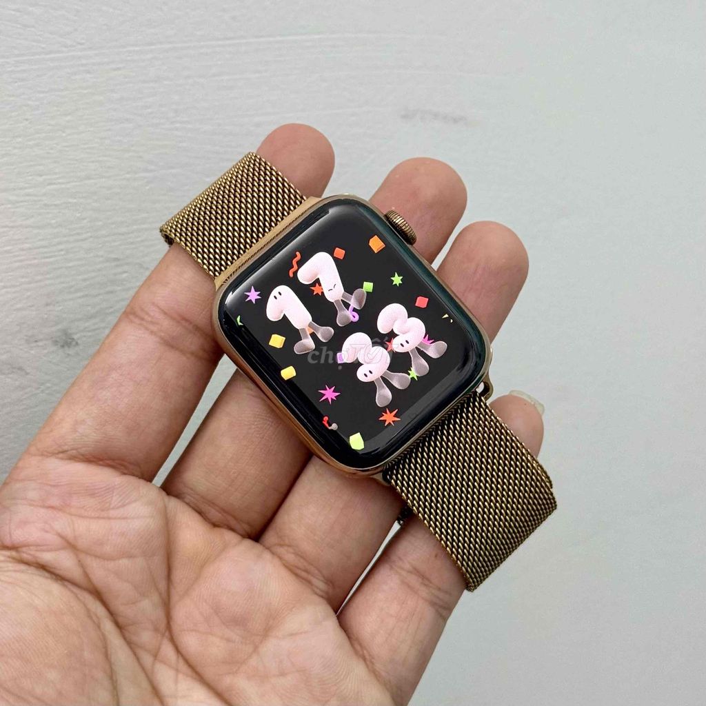 apple watch seri 4 vỏ thép gold có esim đủ size