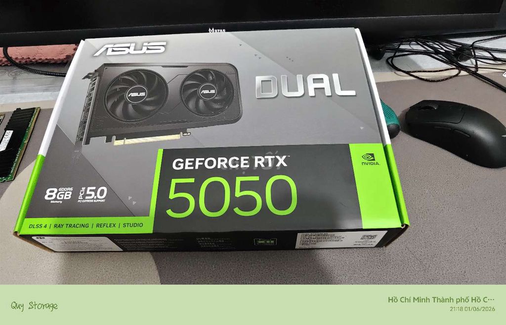 VGA asus dual rtx5050 8gb fpt. Mua bán Linh kiện (RAM, Card...) tại Quận Bình Tân Tp Hồ Chí Minh được đăng bởi Quystorage PC hình 1