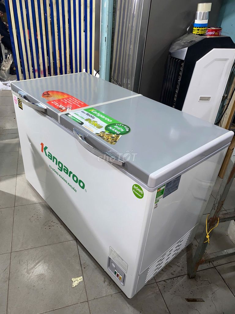 Tủ đông mát Kangaroo 327L KG498KX2 zin mới 90%. Mua bán Tủ lạnh tại Quận 3 Tp Hồ Chí Minh được đăng bởi QUANG PHÁT hình 1