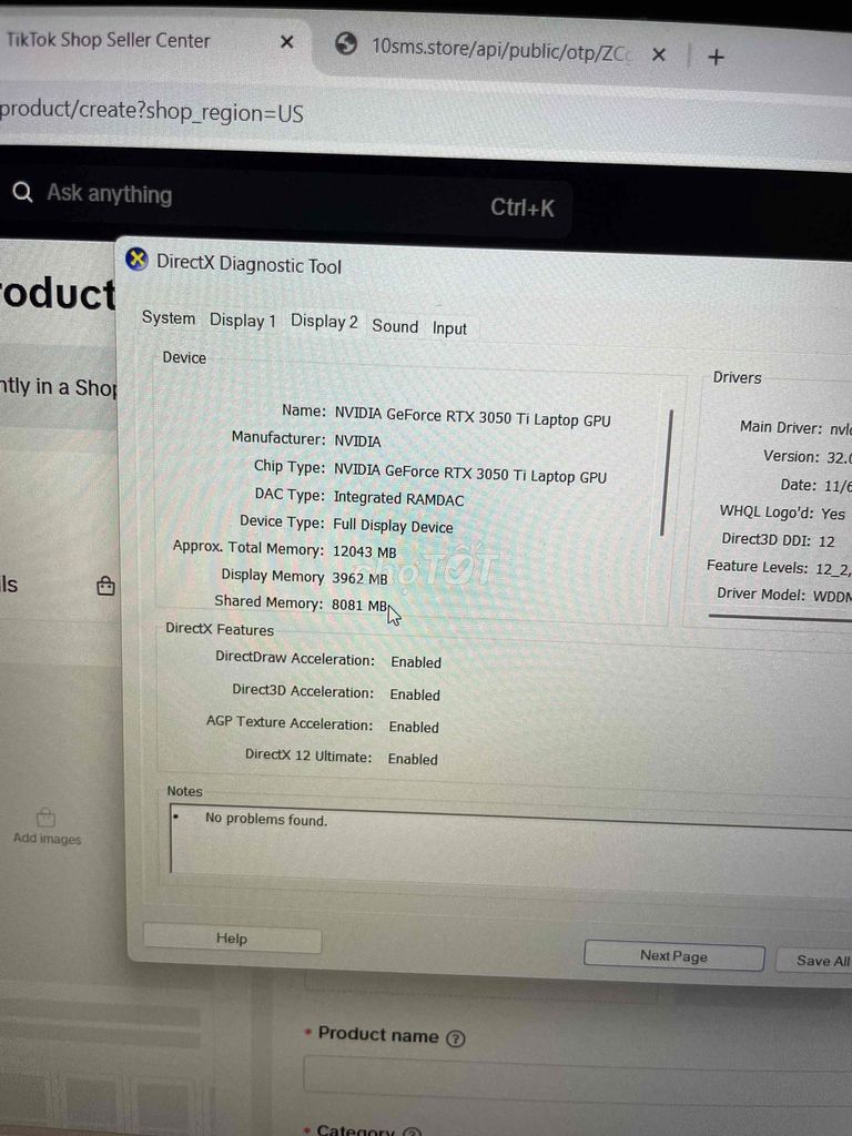 Acer Nitro 5 I5 11400H 16GB/512GB RTX 3050 Ti. Mua bán Laptop tại Quận Cẩm Lệ Đà Nẵng được đăng bởi Guy hình 1