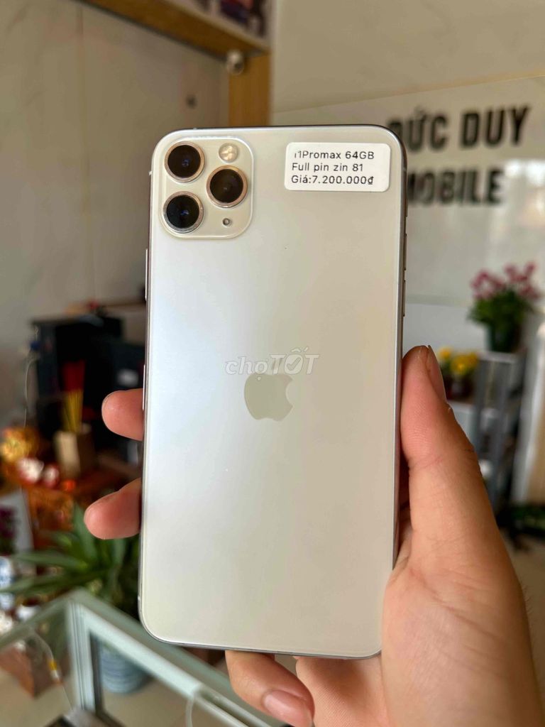 Apple iPhone 11 Pro Max 64GB Trắng. Mua bán Điện thoại tại Thành phố Đồng Xoài Bình Phước được đăng bởi Duy hình 1