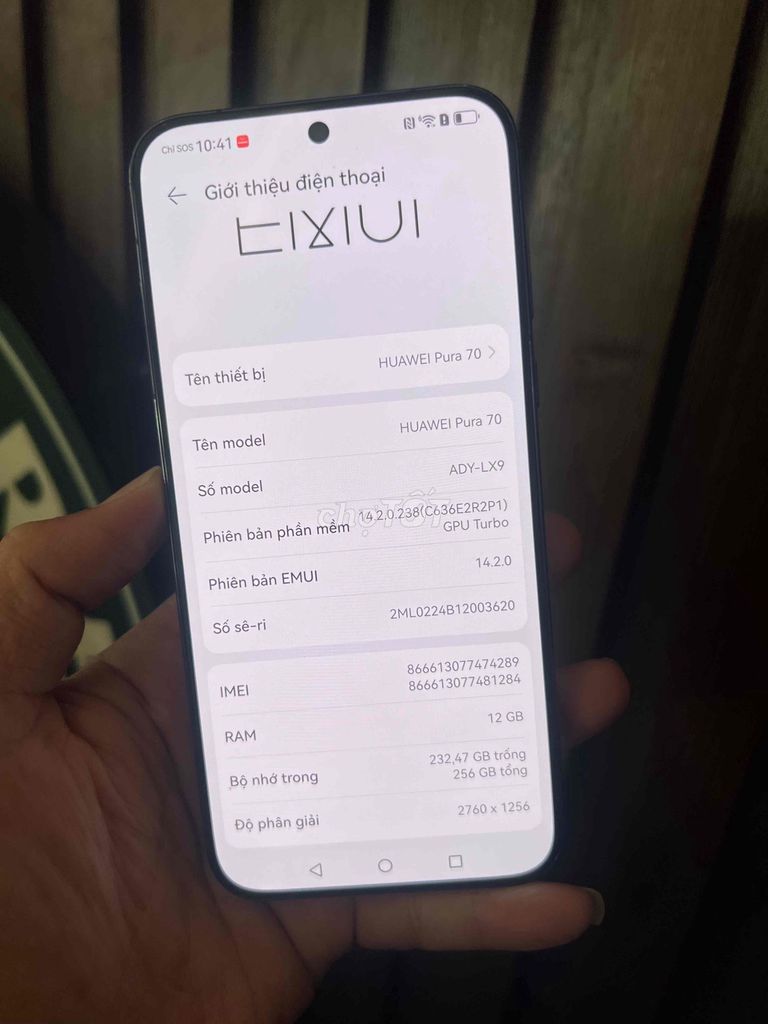 Huawei Pura 70 256GB Đen. Mua bán Điện thoại tại Quận 8 Tp Hồ Chí Minh được đăng bởi thụy ngô hình 1