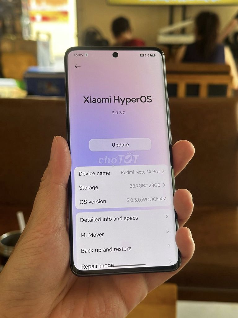 Xiaomi Redmi Note 14 Pro. Mua bán Điện thoại tại Quận 5 Tp Hồ Chí Minh được đăng bởi Triệu Huy hình 1