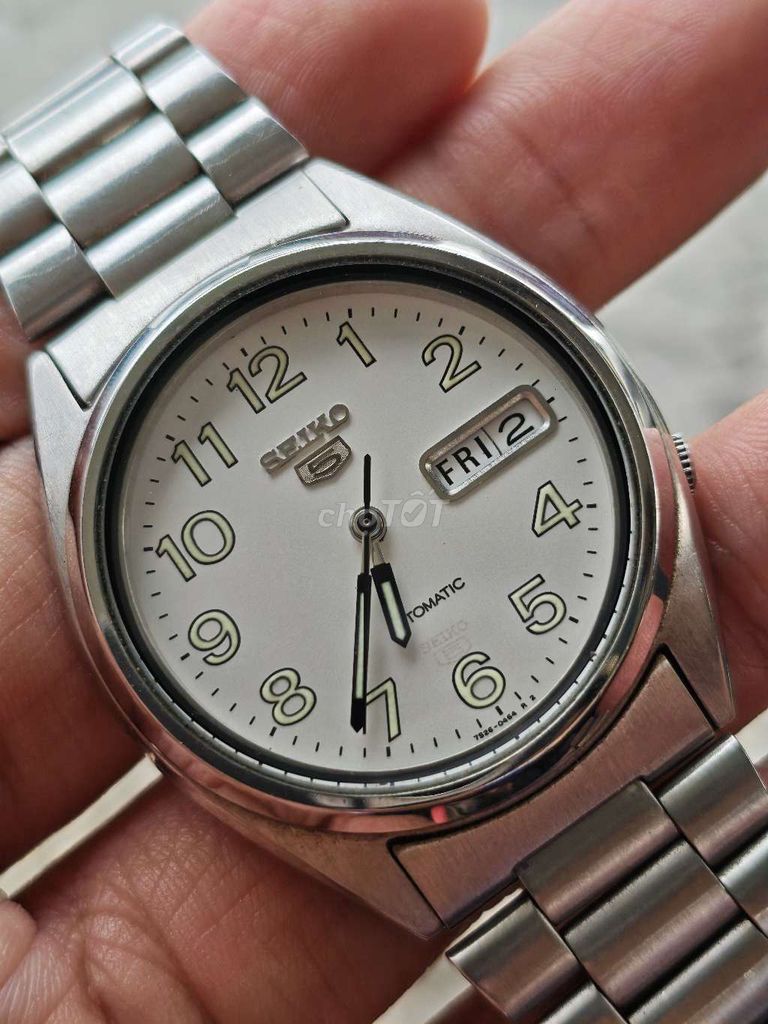 Đồng hồ Seiko 5 Vintage Automatic Bạc. Mua bán Đồng hồ tại Quận Gò Vấp Tp Hồ Chí Minh được đăng bởi Vân Khánh hình 1