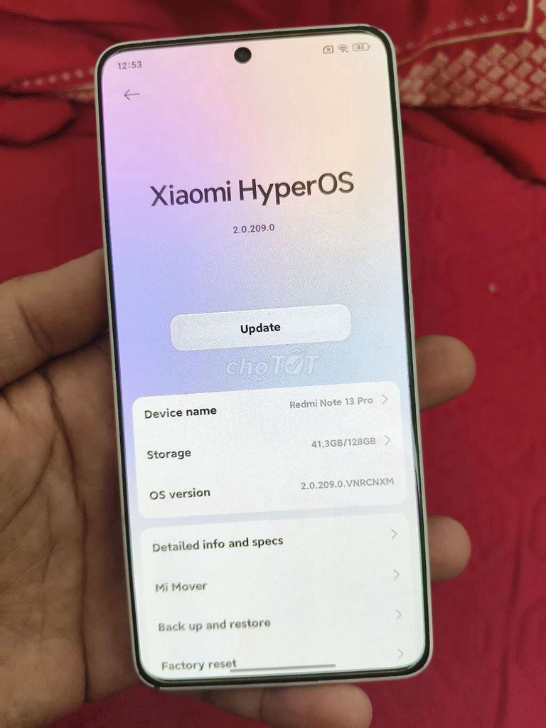 Xiaomi Redmi Note 13 Pro 128GB. Mua bán Điện thoại tại Thị xã Từ Sơn Bắc Ninh được đăng bởi Khang Vũ hình 1
