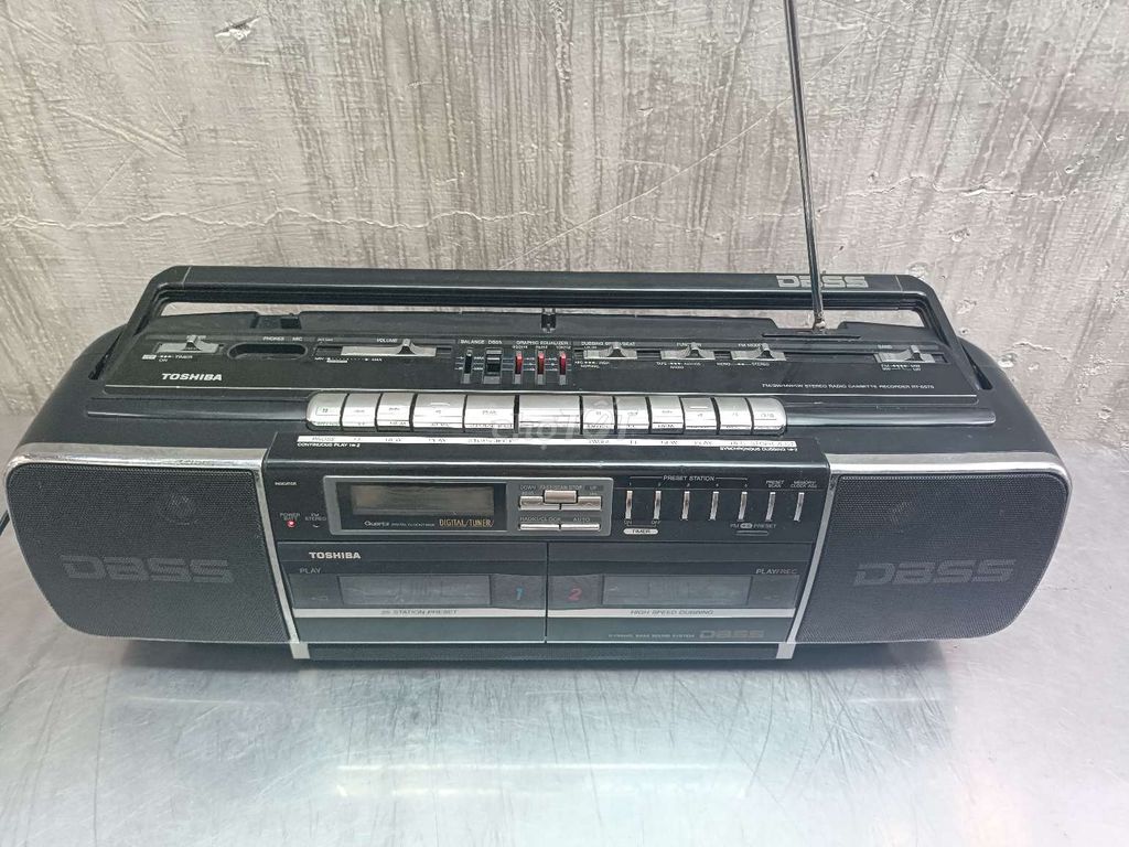 Đài cassette Toshiba Đen. Mua bán Tivi, Âm thanh tại Quận Gò Vấp Tp Hồ Chí Minh được đăng bởi Còn tin còn hàng hình 1