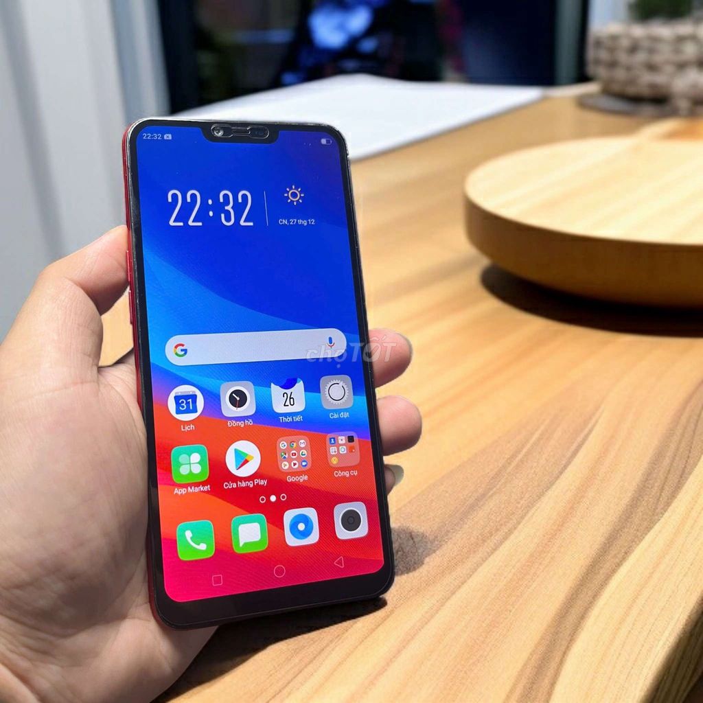 Oppo A3s 16GB Đỏ - Máy Đẹp. Mua bán Điện thoại tại Quận Ninh Kiều Cần Thơ được đăng bởi Điện Thoại hình 1