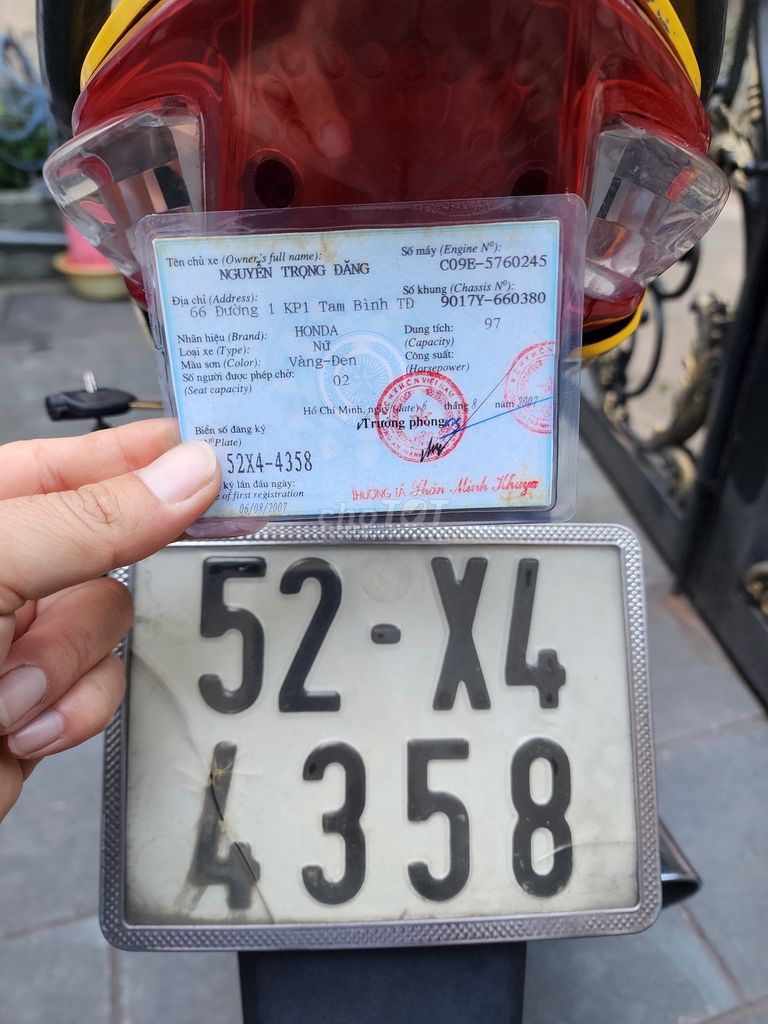 Honda Wave RS 2007 Vàng-Đen. Mua bán Xe máy tại Thành phố Thủ Đức Tp Hồ Chí Minh được đăng bởi Bảo Lâm  hình 10