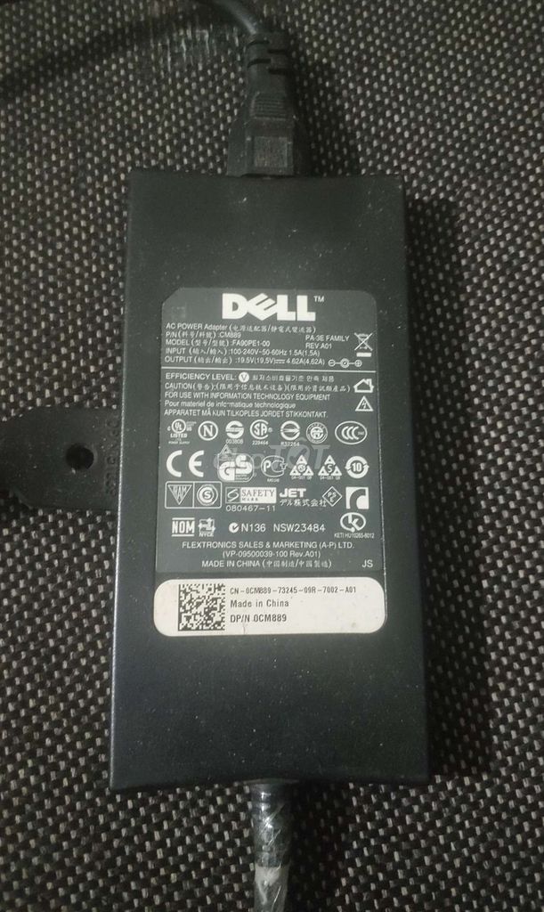 Sạc laptop Dell đầu bự