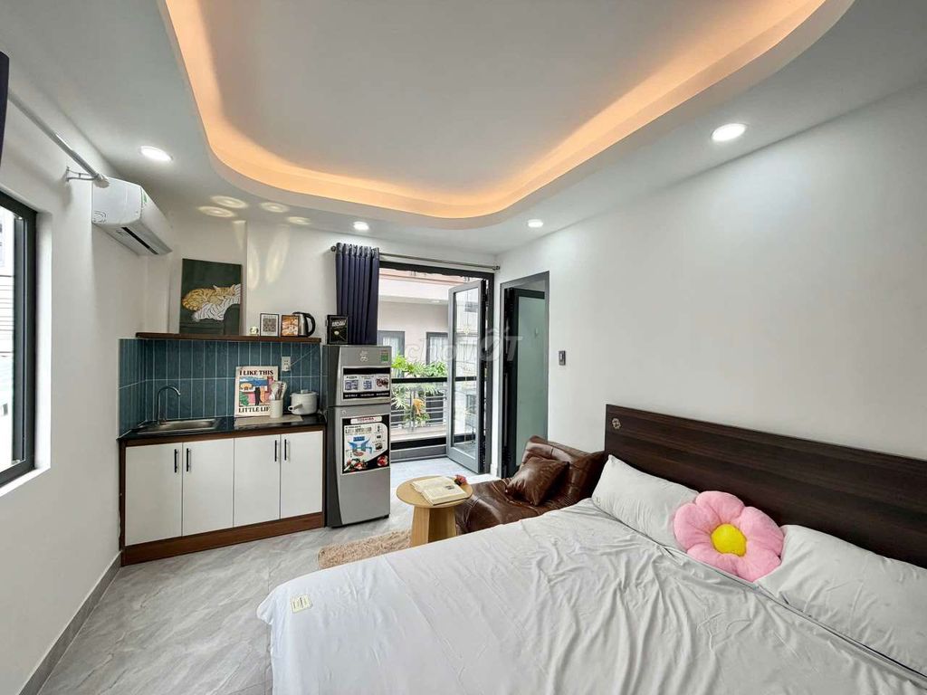 KHAI TRƯƠNG CĂN HỘ 30M2 FULL NT MỚI - HOÀNG HOA THÁM GẦN CHỢ BÀ CHIỂU