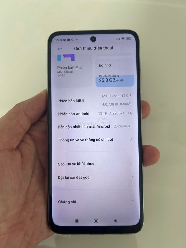 Xiaomi Redmi 10 64GB Trắng. Mua bán Điện thoại tại Quận Ninh Kiều Cần Thơ được đăng bởi Nguyễn An VN hình 1