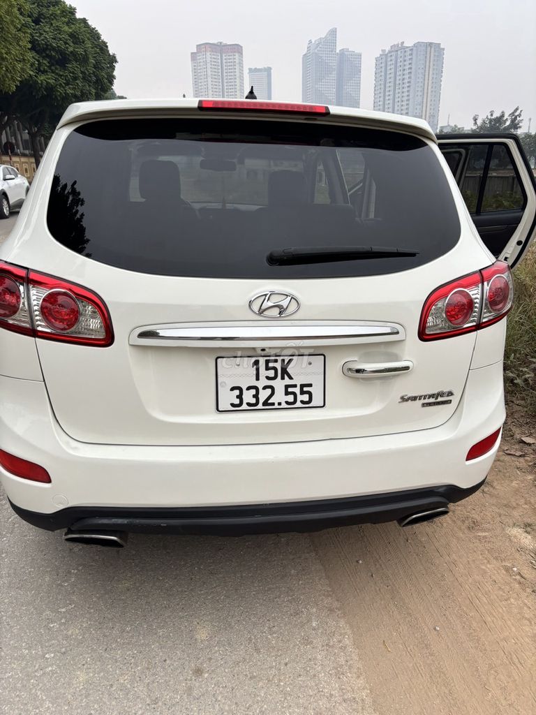 Hyundai Santa Fe 2011 Trắng nhập khẩu Mỹ. Mua bán Ô tô tại Quận Hà Đông Hà Nội được đăng bởi Vinh  hình 4