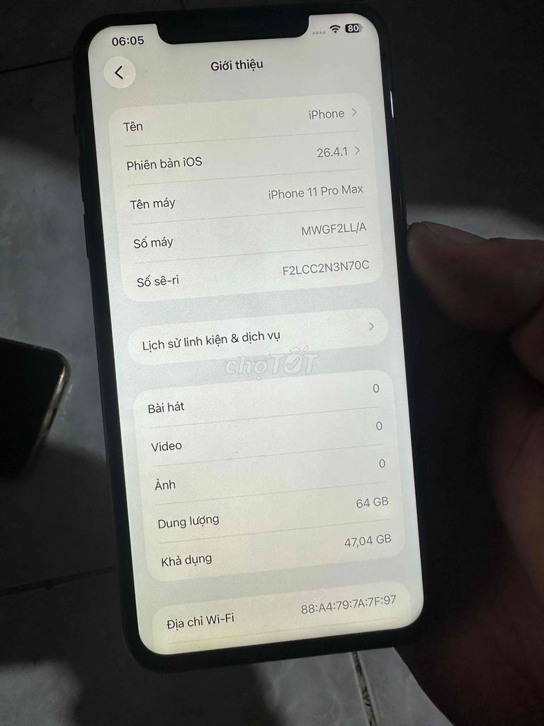 iPhone 11 Pro Max 64GB Vàng. Mua bán Điện thoại tại Thành phố Đồng Xoài Bình Phước được đăng bởi cuongle store hình 1