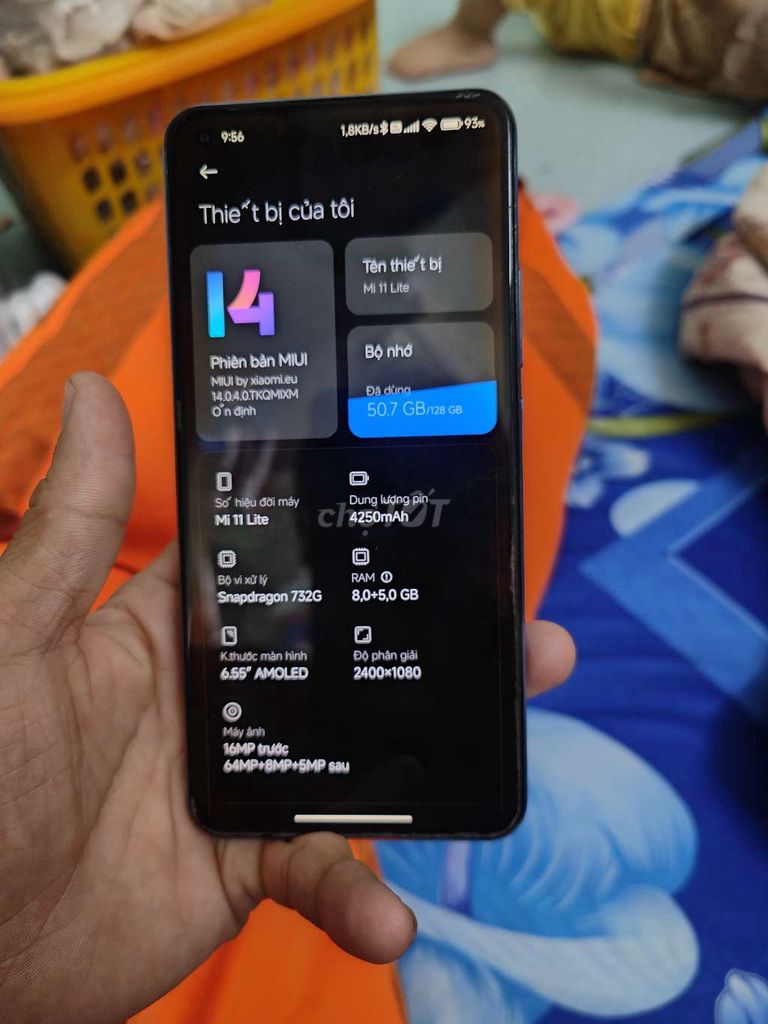 Xiaomi Mi 11 Lite 4G 128GB Xanh. Mua bán Điện thoại tại Quận Tân Phú Tp Hồ Chí Minh được đăng bởi tuấn hình 1