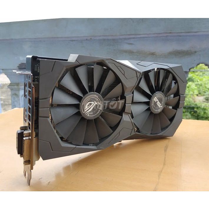 Card màn hình Asus Rog Strix RX 570 4GB. Mua bán Linh kiện (RAM, Card...) tại Quận Thanh Khê Đà Nẵng được đăng bởi PC VP GAME  hình 1