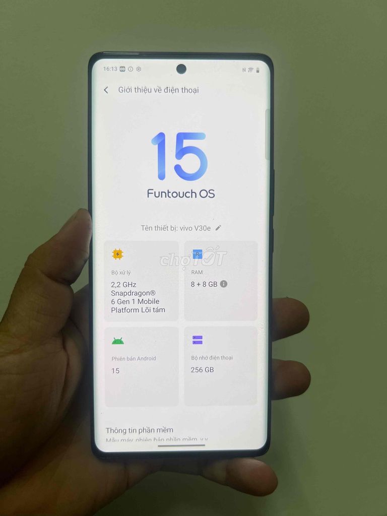 Vivo V30E 256GB Tím. Mua bán Điện thoại tại Huyện Hóc Môn Tp Hồ Chí Minh được đăng bởi thắng mobile hình 1