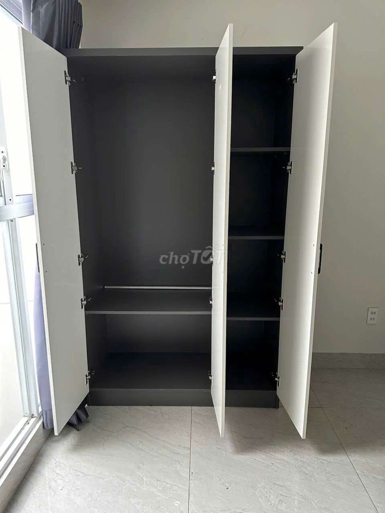 Thanh lý Giường 1.8m, tủ 1.5m, mdf an cường mới