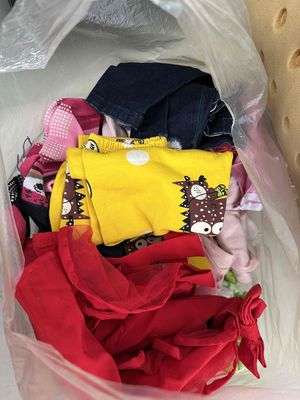 Quần áo bé gái size 90 Đa màu ( đã sử dụng) - 1345