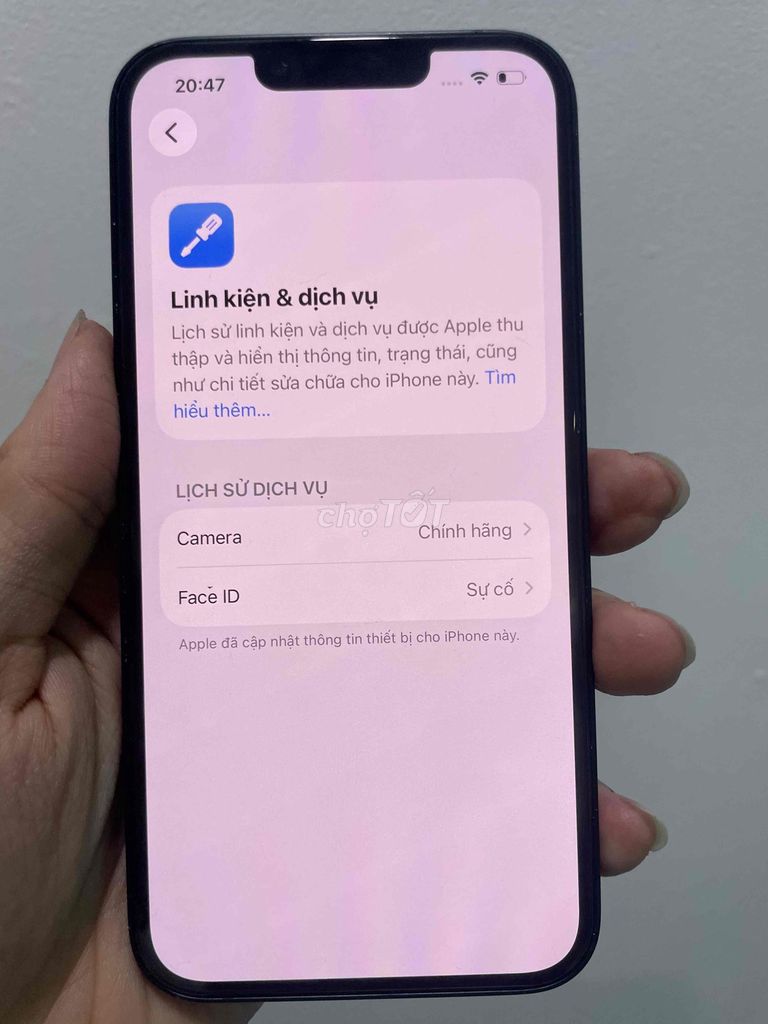 iPhone 13 128GB này vợ mình sài. Mua bán Điện thoại tại Quận Tân Bình Tp Hồ Chí Minh được đăng bởi Trần Gia Hưng hình 1