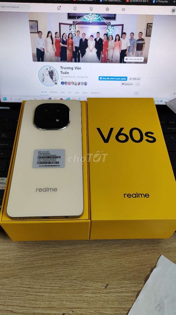 Điện thoại Realme V60s NewBox ,ram 6/128Gb ,pin 5k